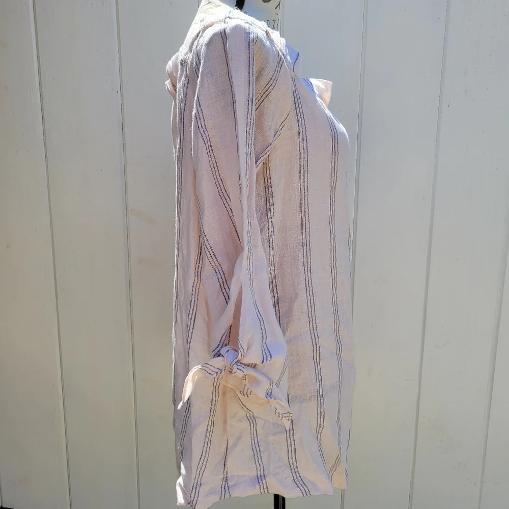 Free People CP Shades‎ 100% Linen Off Shoulder Tunic Top